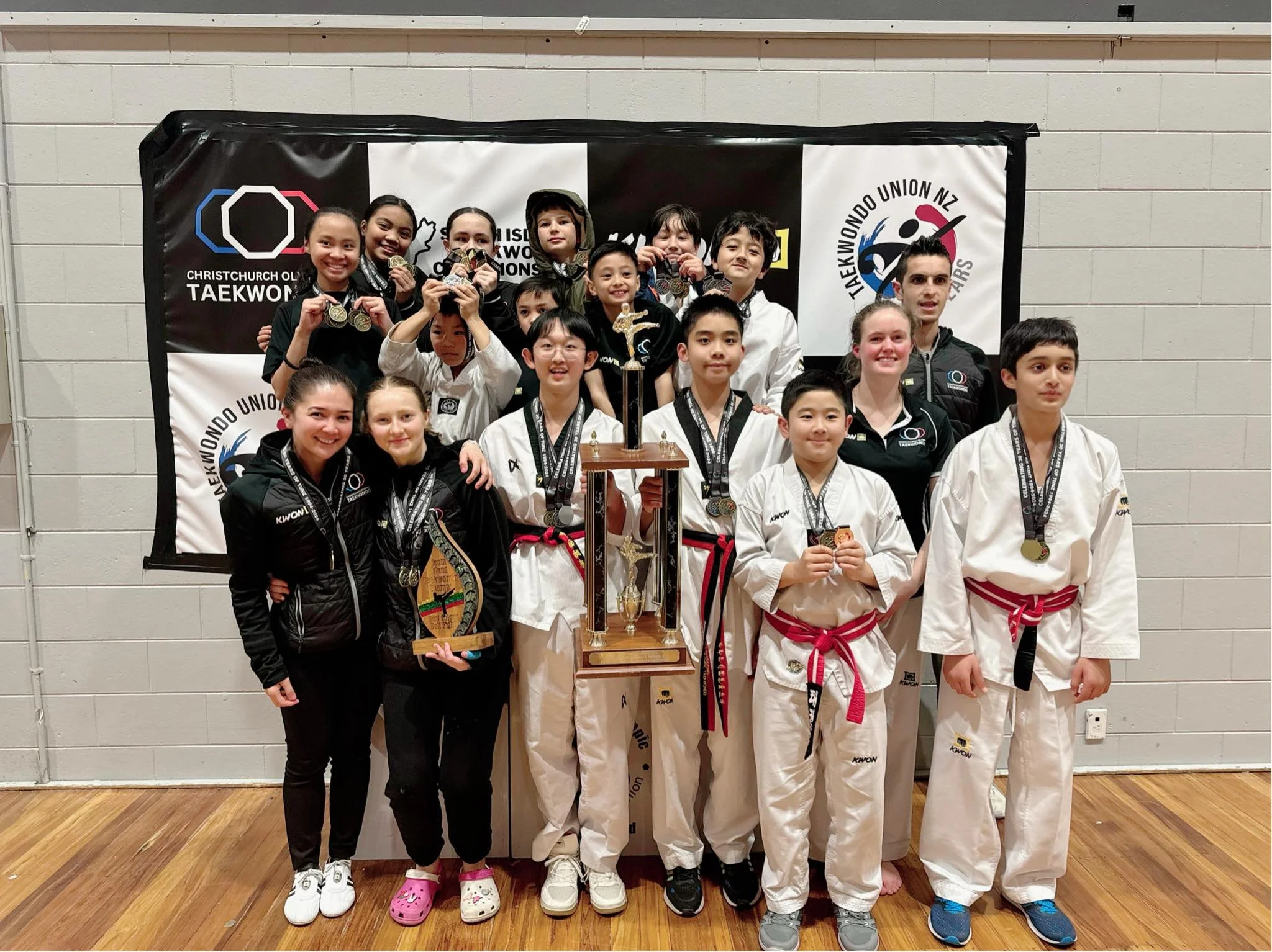 AB Olympic Taekwondo TKD Chch South Island Champs Team
