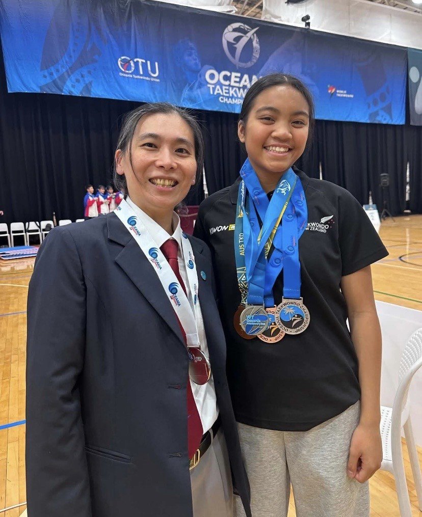 AB TKD Academy Taekwondo Ysabella Ebuen Medals Poomsae Oceania Champs 2026