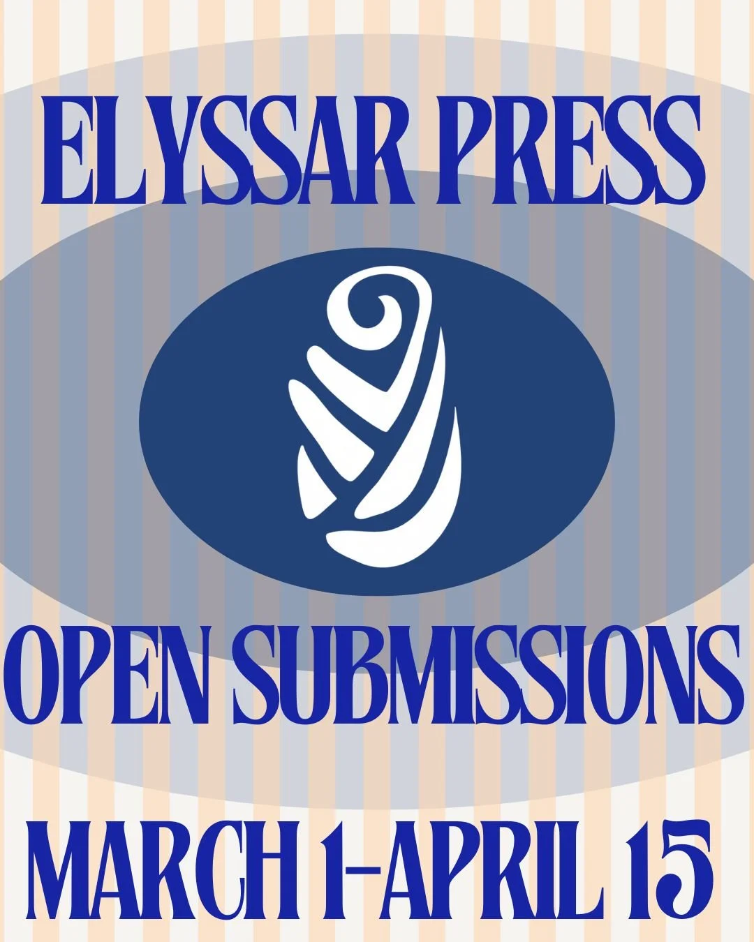 Great news! Our submission window is currently open until April 15, 2026. Have a manuscript you've been hanging on to? Ready to submit? Here's your chance...

We are looking for poetry, creative non-fiction/narrative fiction, children's books, anthol