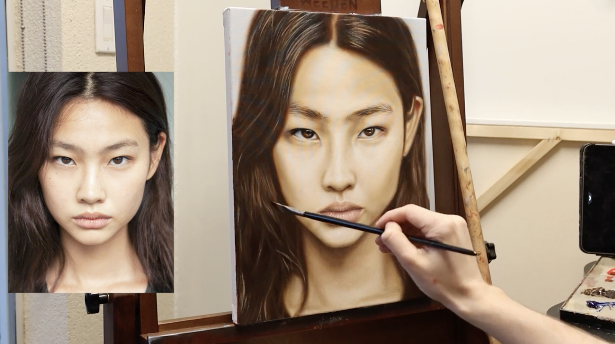 Painting Realistic Hair Textures