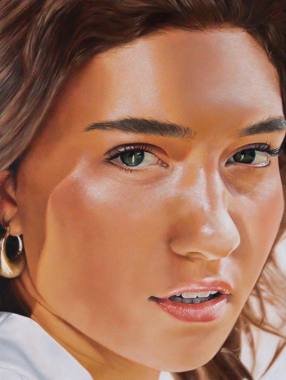 "Arrangement", oil on canvas, 48 × 36 in