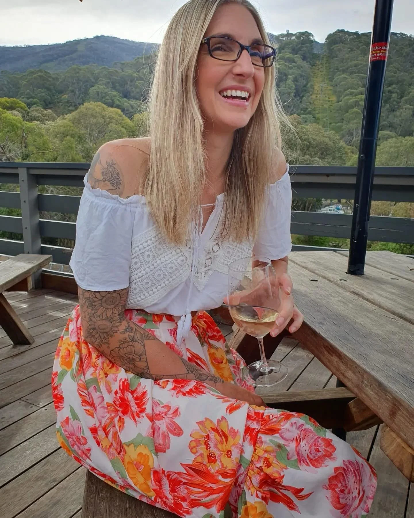 This photo is three years old.

Glass in hand.
Laughing.
Sun on my face.

Drinking can look glamorous.
Happy snaps.
Celebrations.
A good time.

What you don&rsquo;t see in this photo is the full story.

The carnage that came after.

The stumbling.
Th