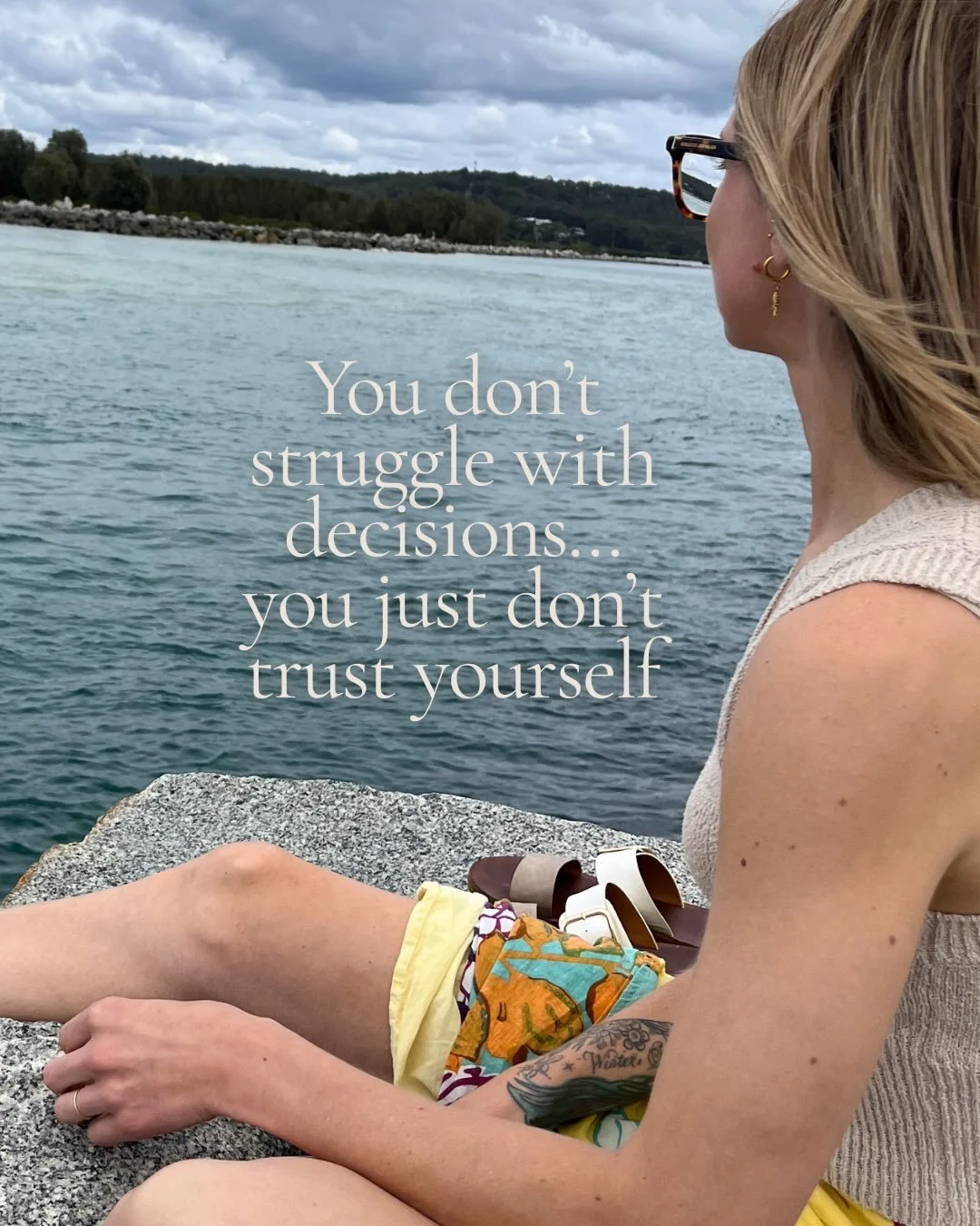 You don&rsquo;t need more advice.
You need to start listening to yourself.

Most people don&rsquo;t struggle with decisions&hellip;

They struggle with trusting what they already feel.

So they:
overthink
ask everyone else
go back and forth

&hellip;