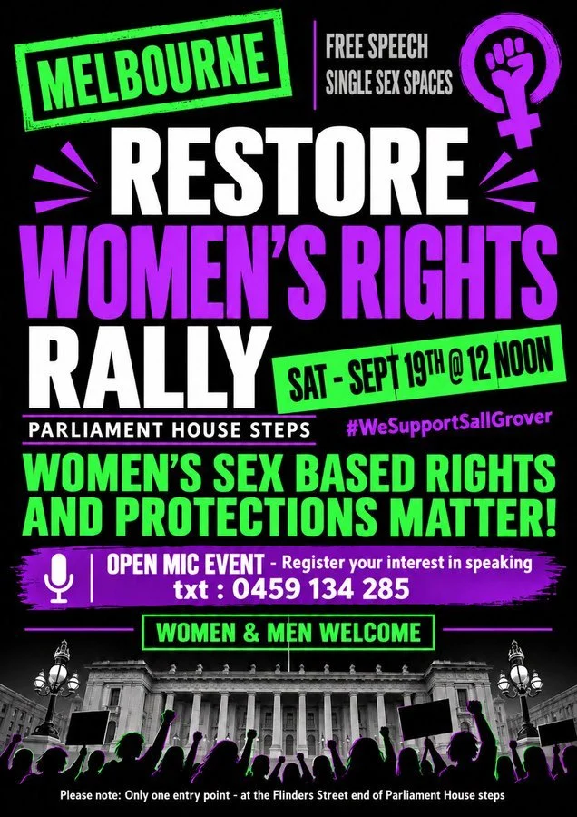 Women's Rights Rally in Melbourne: Police Presence Was Never Optional