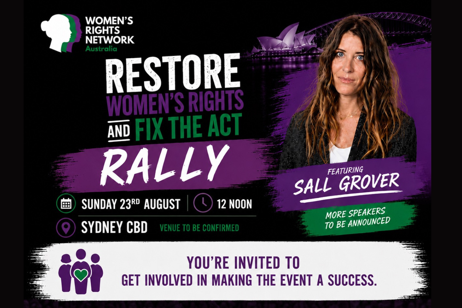 ‘Fix the Act!’ - Rally for Women's Rights in Sydney