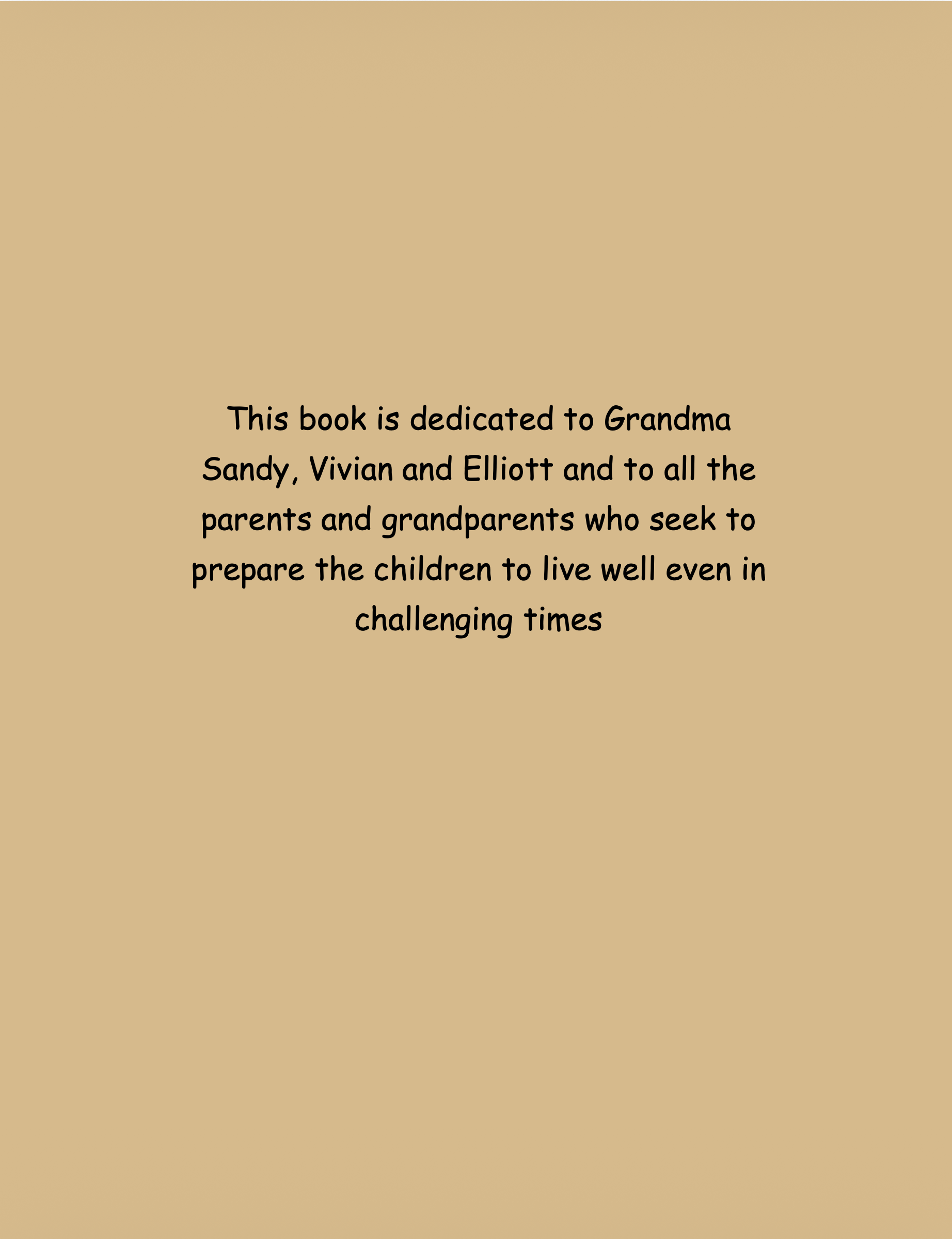 Dedication Page