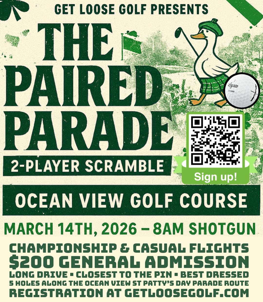 The Paired Parade - St Patrick’s Scramble