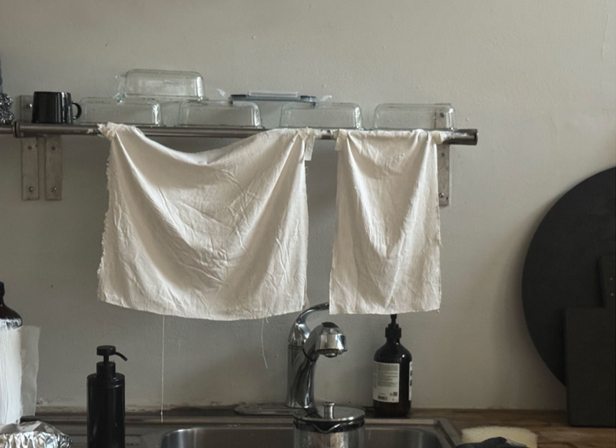 Plaster applied over linen