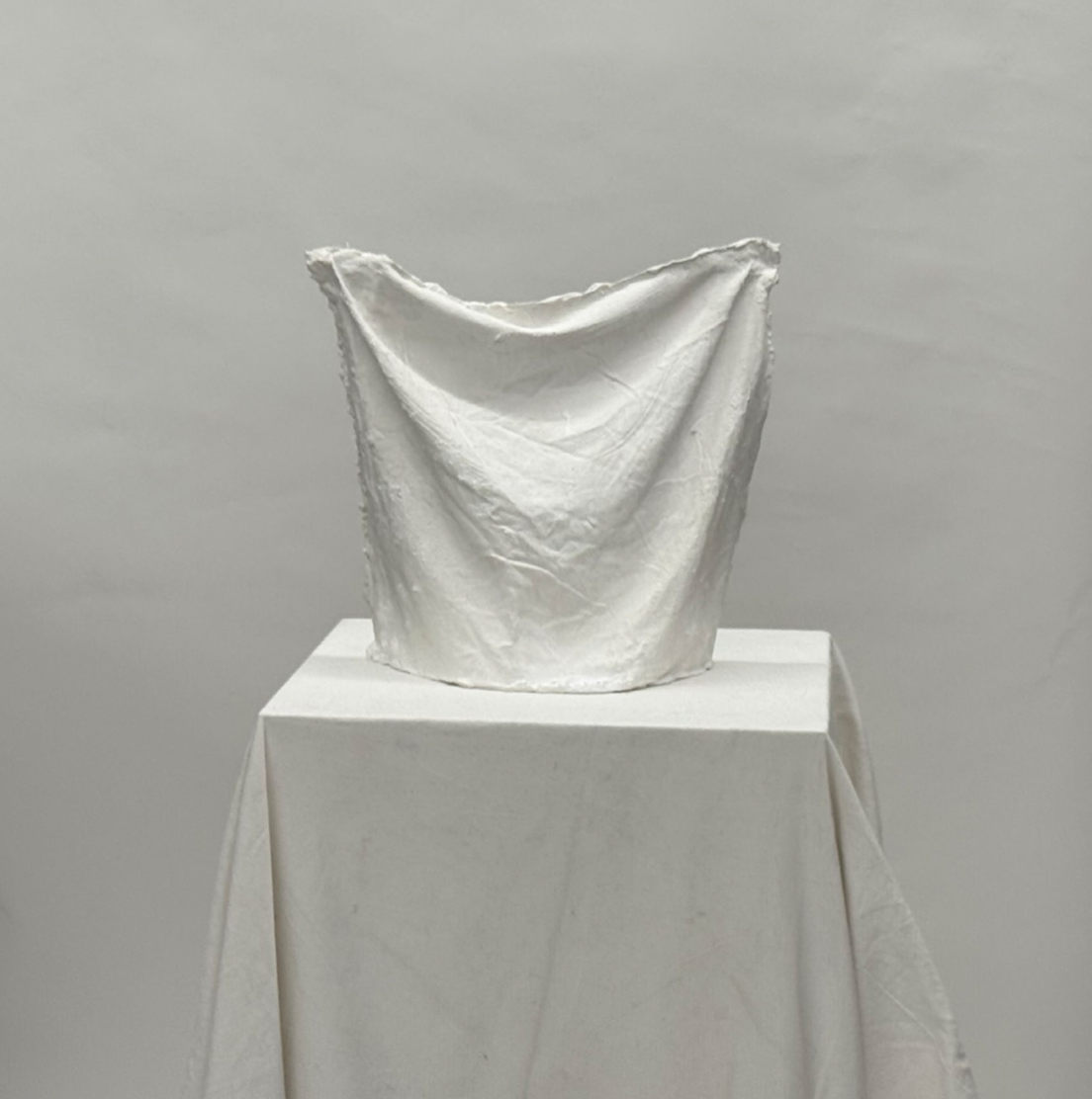 Plaster applied over linen