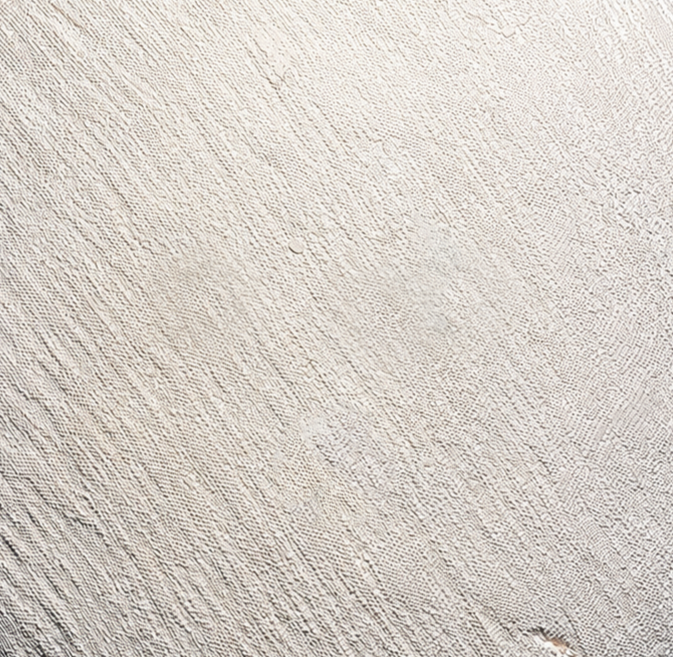 Linen texture applied to ceramics