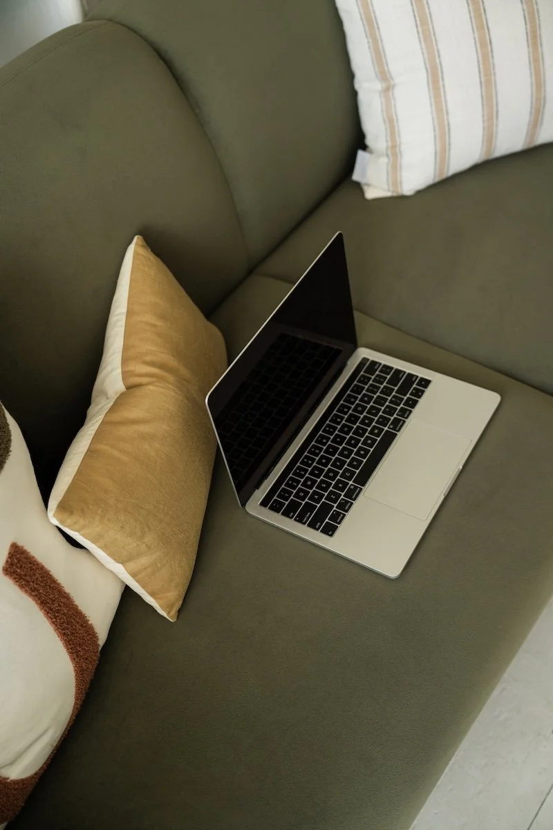 Telehealth setup for remote naturopathic consultations with The Healing Meadow Naturopathy, providing QEST4 testing from Wellard WA to anywhere.