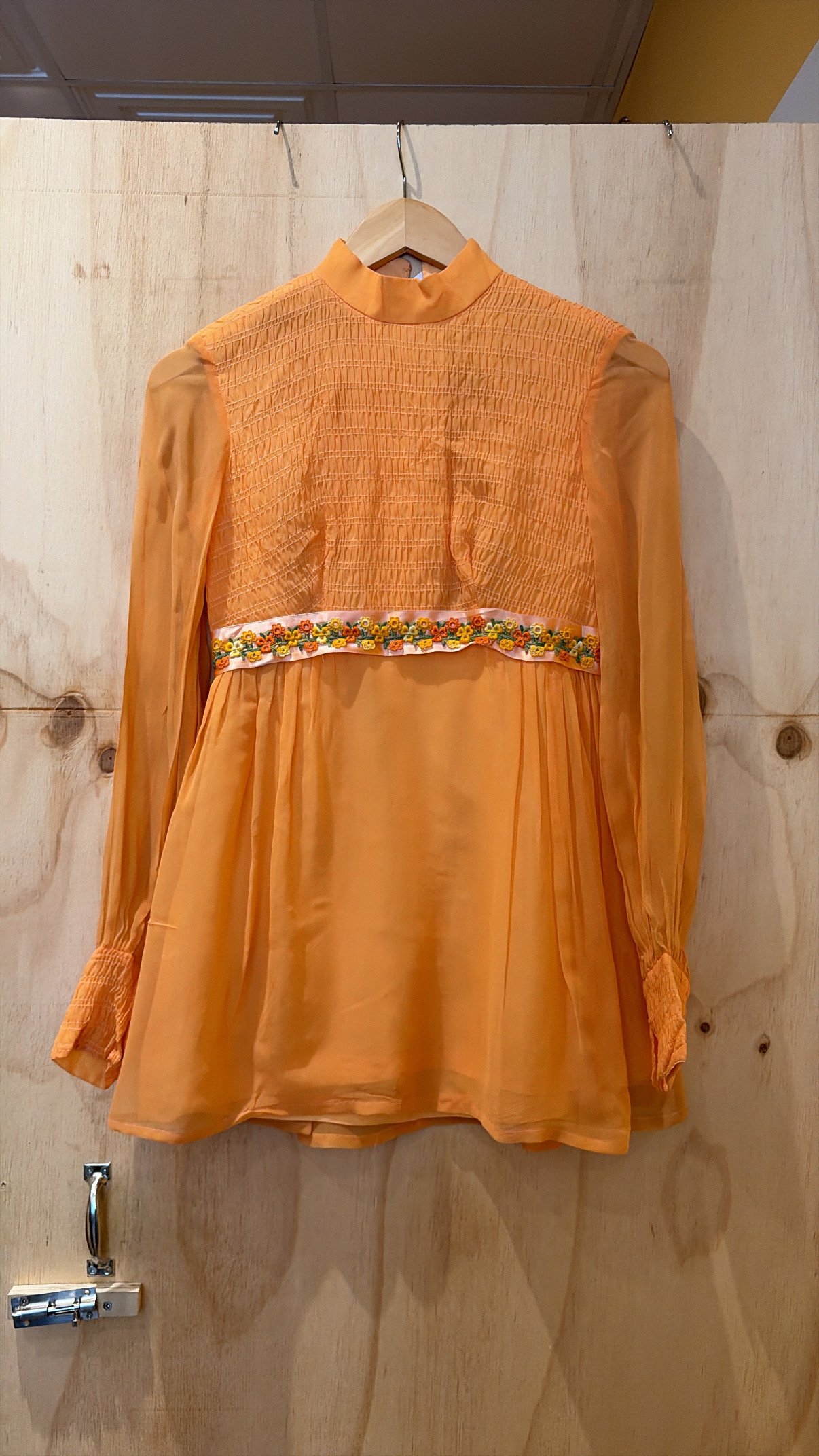 1960'S TAMARA ORANGE MINI DRESS