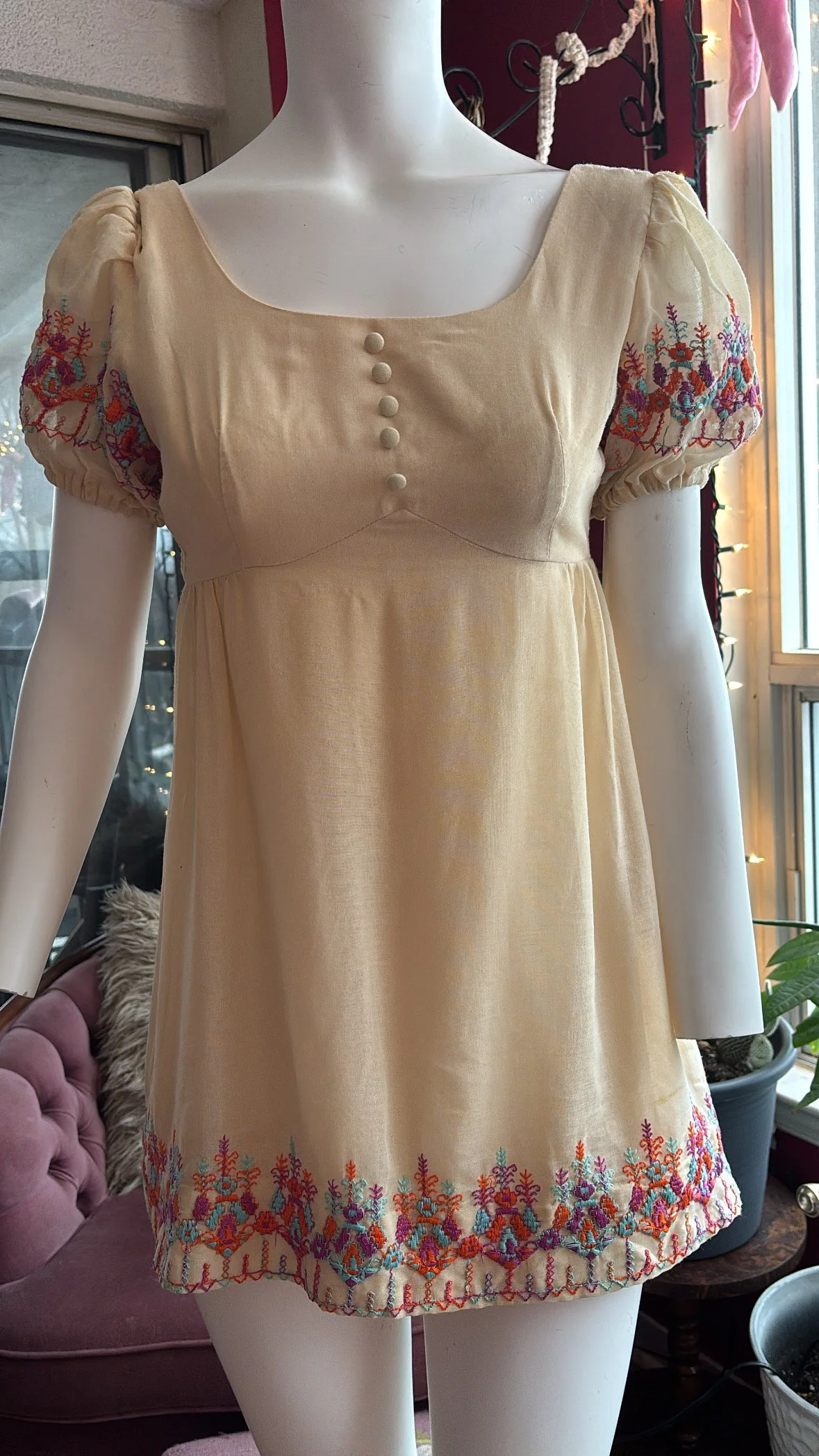 70S CANDI JONES CALIFORNIA ULTRA MINI DRESS
