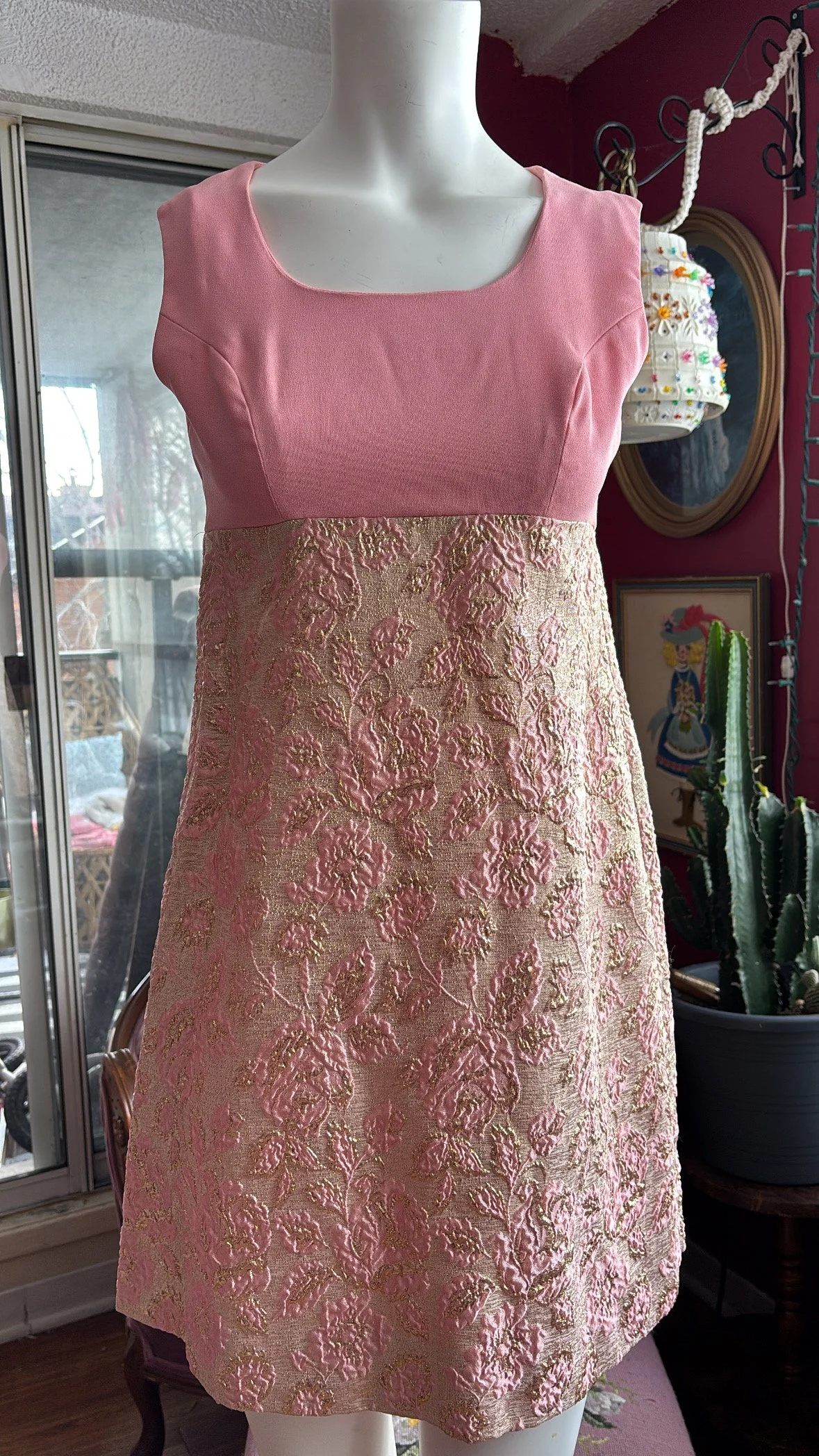 60'S HANDMADE COCKTAIL DRESS
