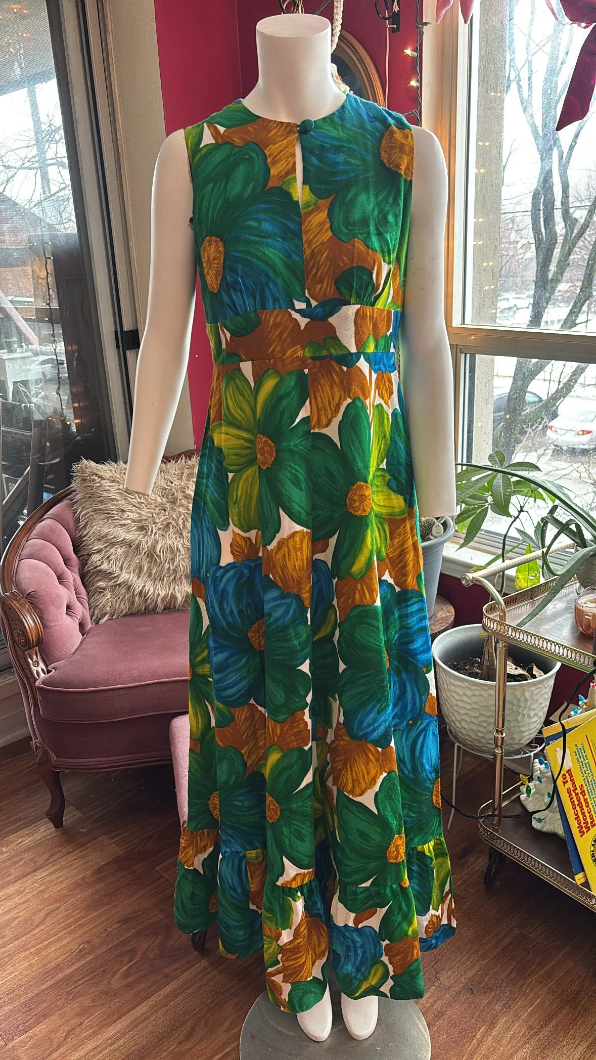 60'S HAWAII WEAR MAXI DRESS