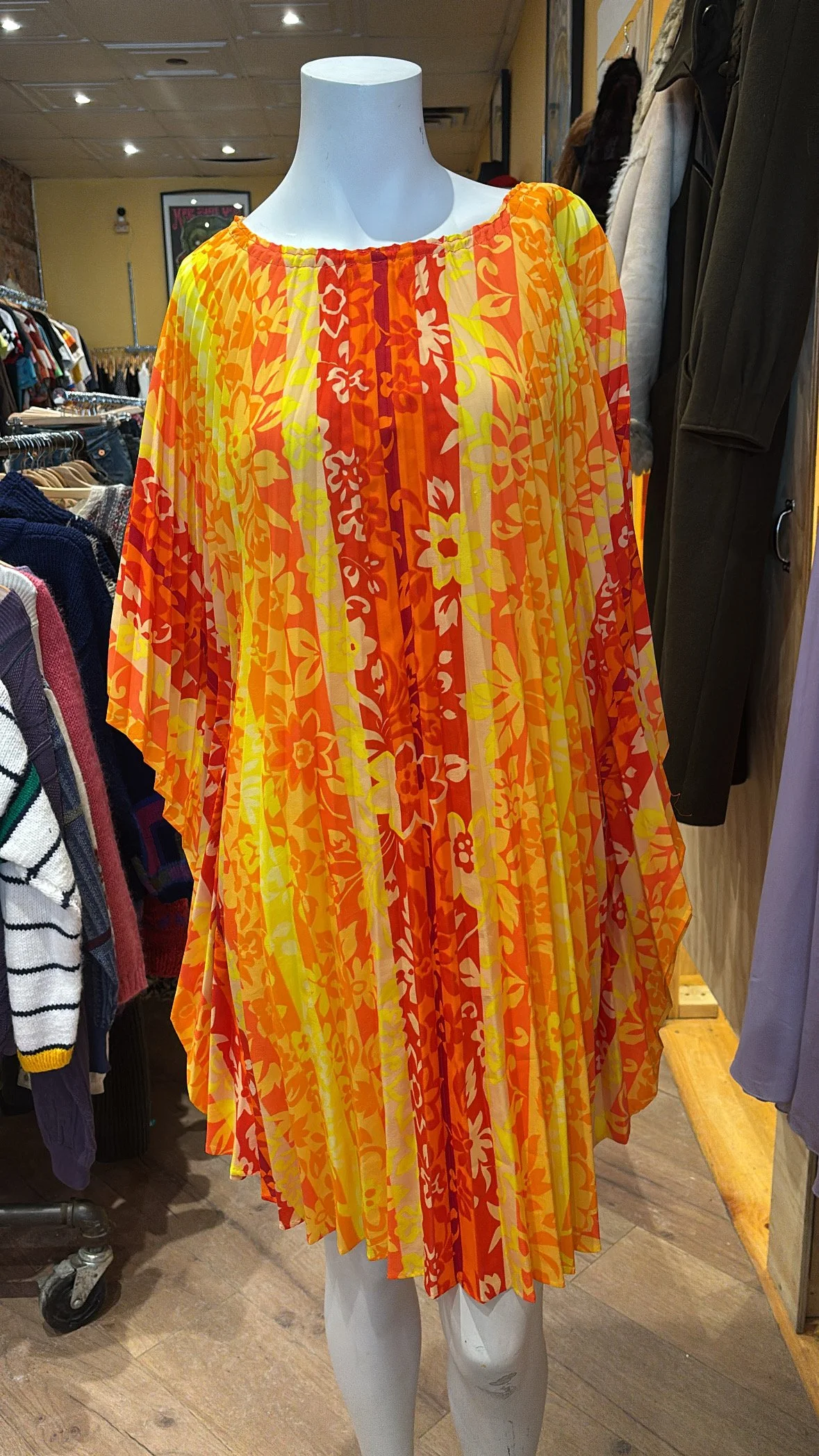 60'S HANDMADE PARACHUTE DRESS