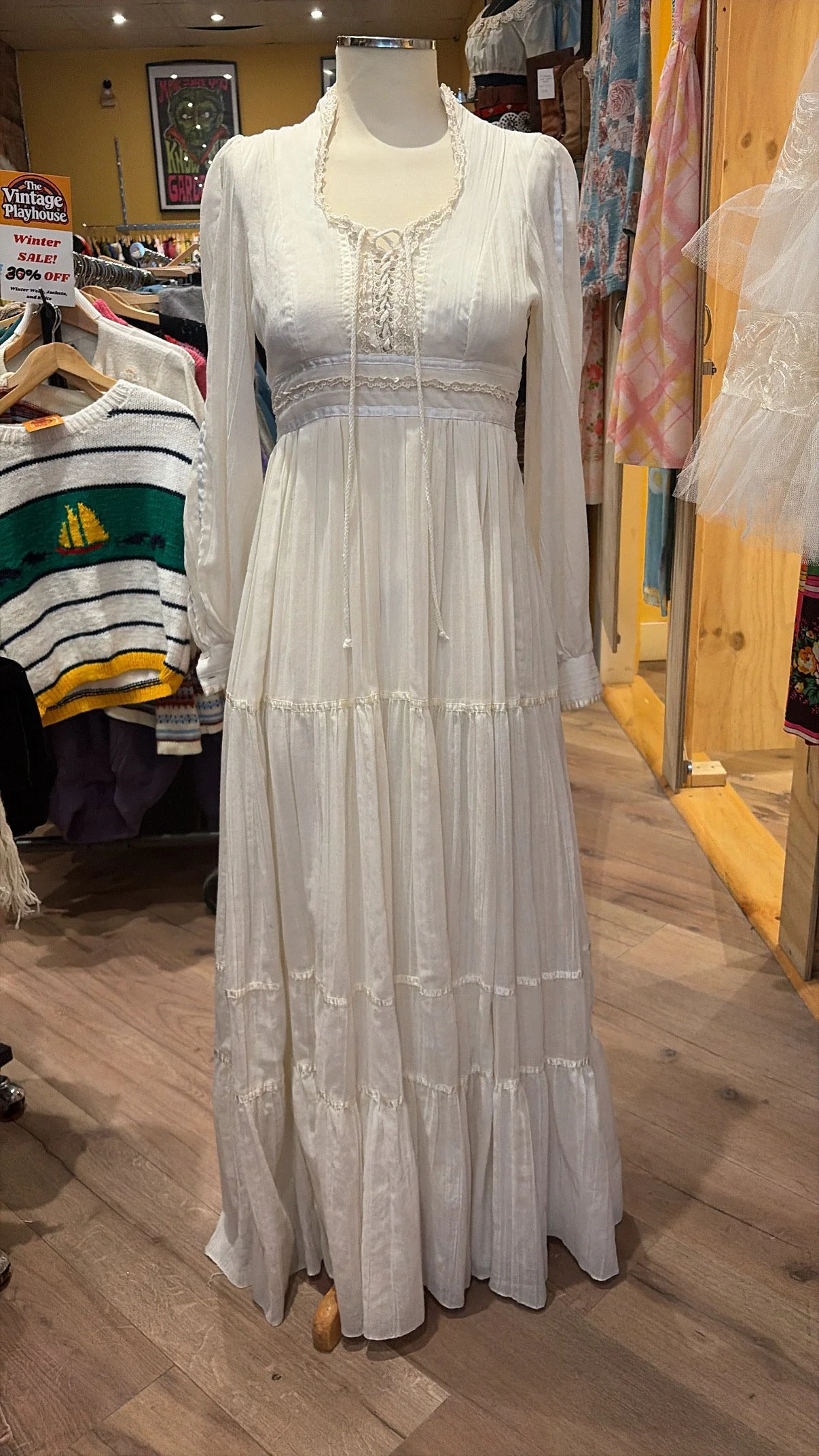 70'S GUNNE SAX PRAIRIE DRESS