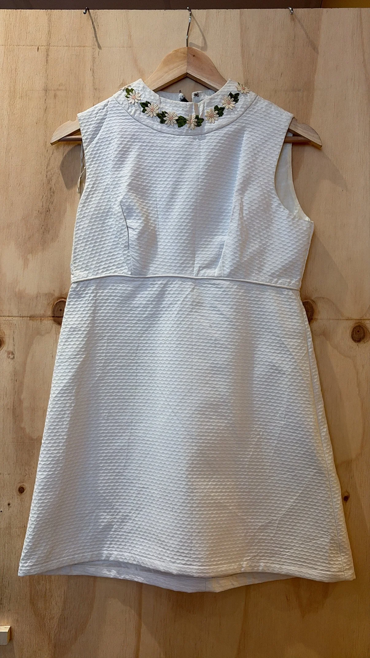 1960'S WHITE MINI DRESS