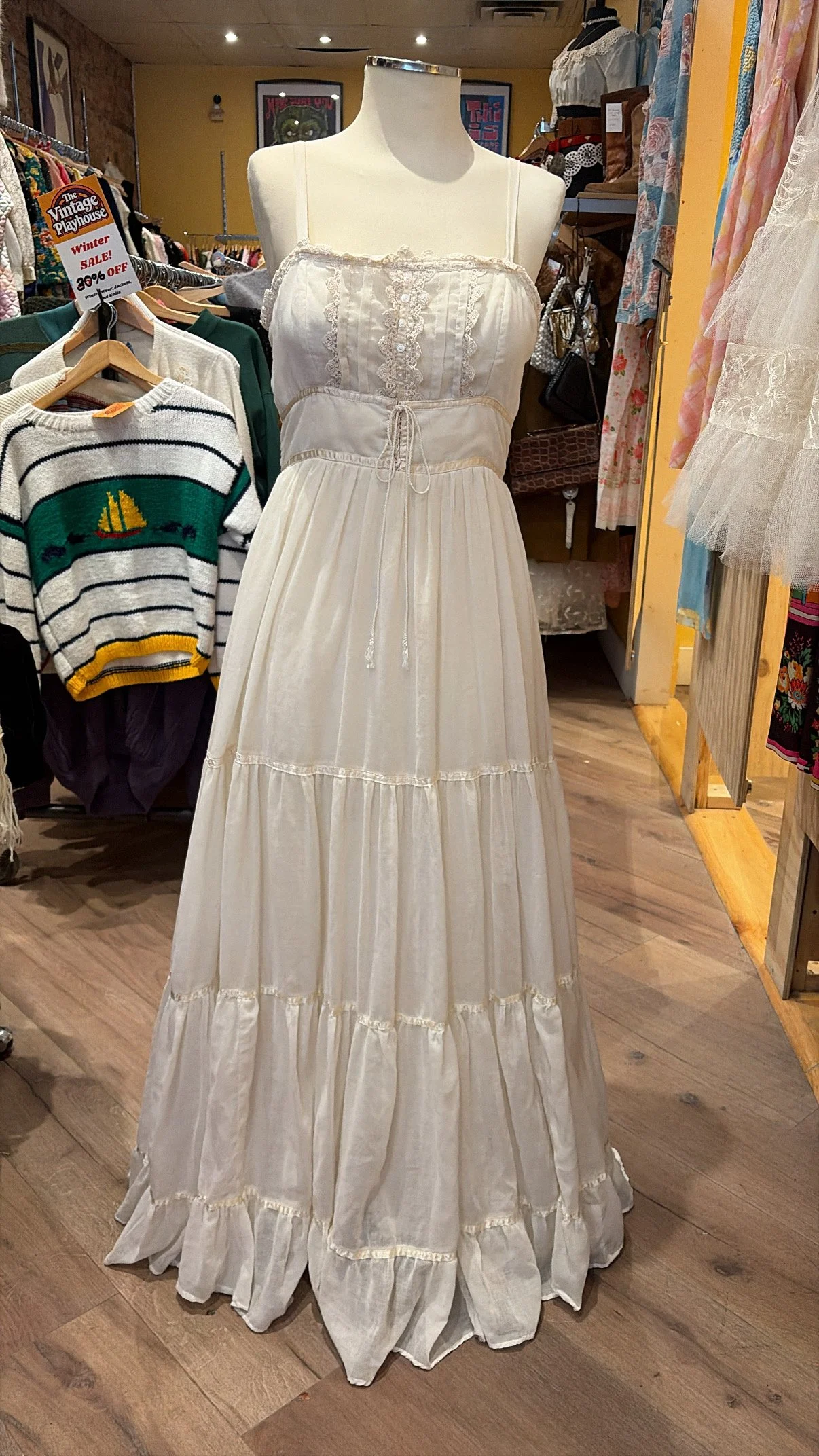 70'S GUNNE SAX PRAIRIE DRESS