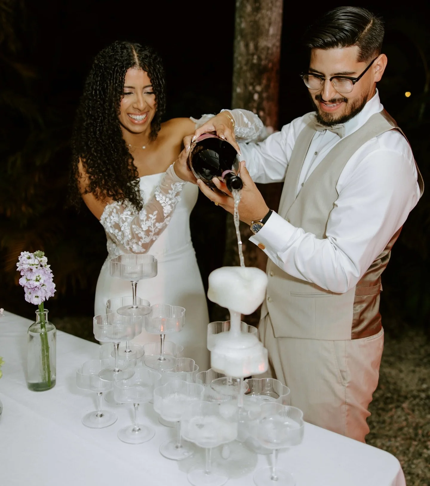 A proper celebration

Photography: @rightupyouralliephoto 
Venue: @royalpalmestate_ 
Bar &amp; service staff: @staffsquad 
Flowers: @flowersandservices 
Videography: @the_allens_ 
DJ, lighting &amp; sound: @djwillymix 
Content creator: @leaslovelens 