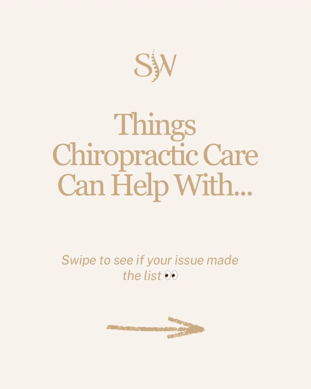 Chiropractic care isn&rsquo;t just about back pain. It can help support better movement, posture, recovery, and overall nervous system function!

If you&rsquo;ve been dealing with any of these issues, we&rsquo;d love to help you feel your best! Call 