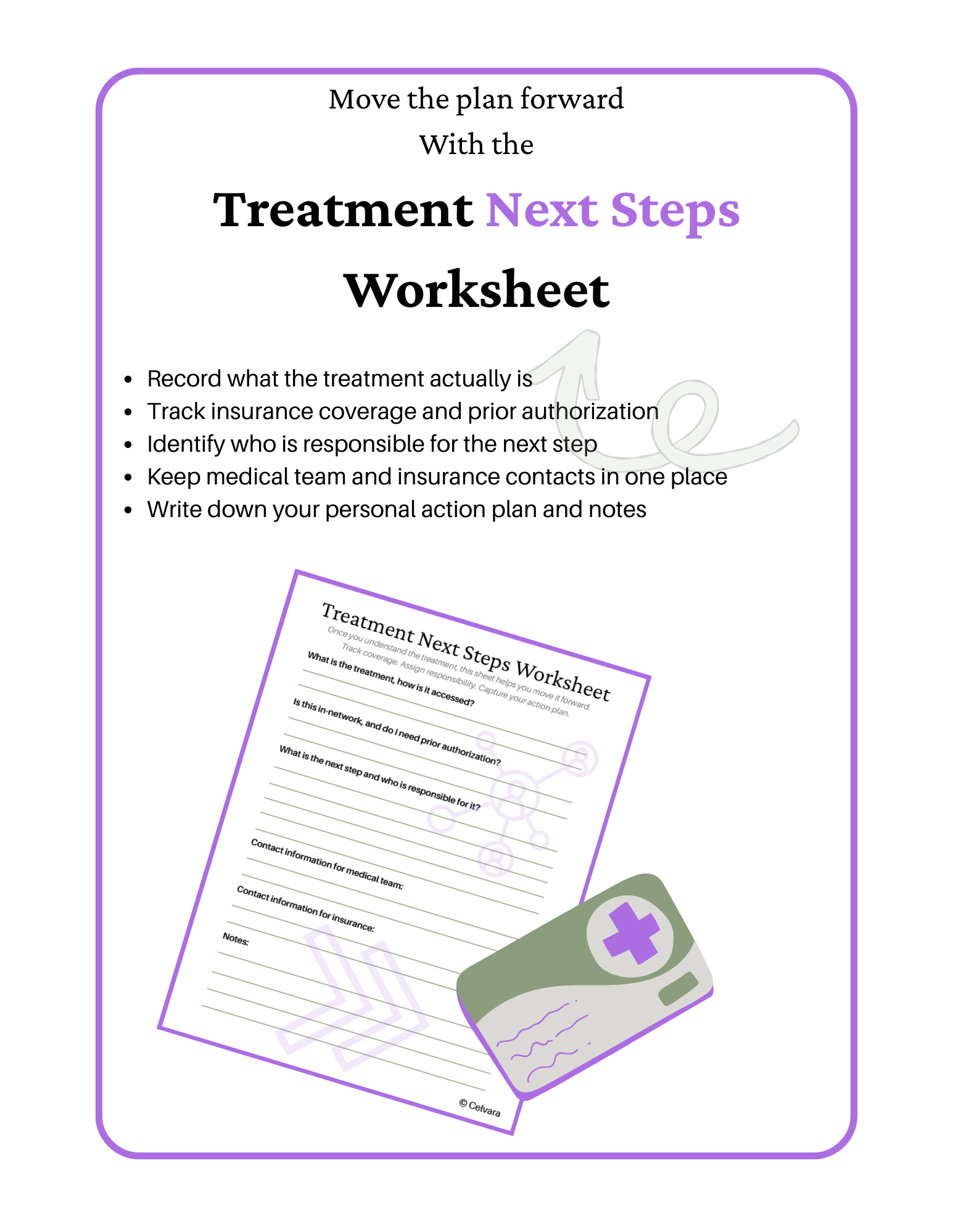 Treatment Next Steps Worksheet