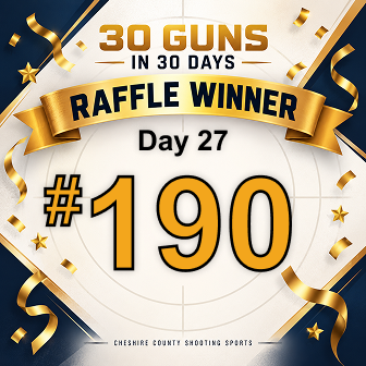 30/30 Raffle Winners