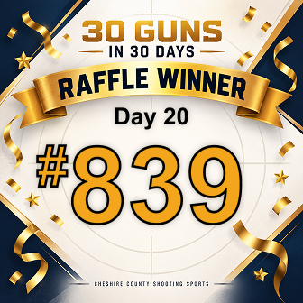 30/30 Raffle Winners