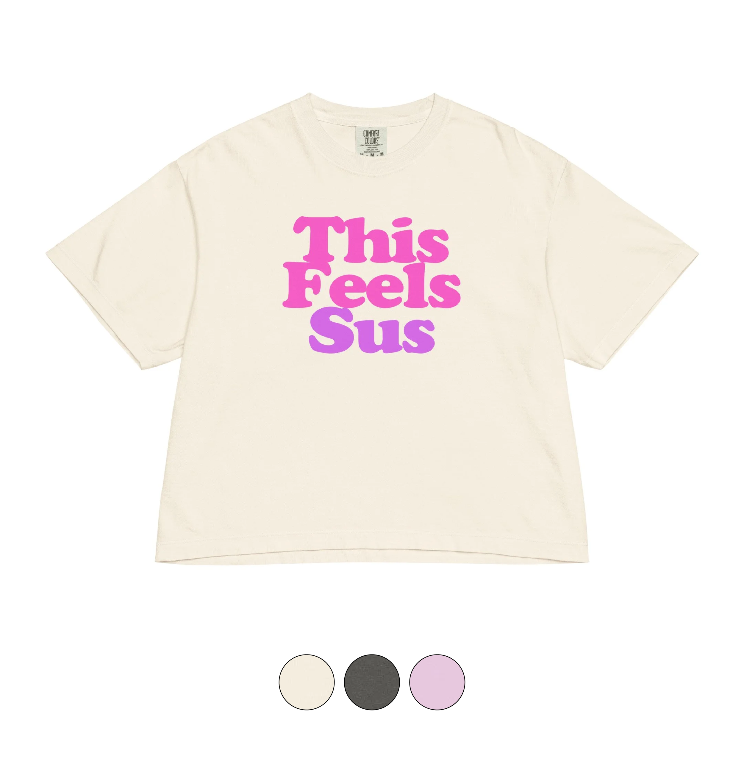 This Feels Sus Boxy Tee