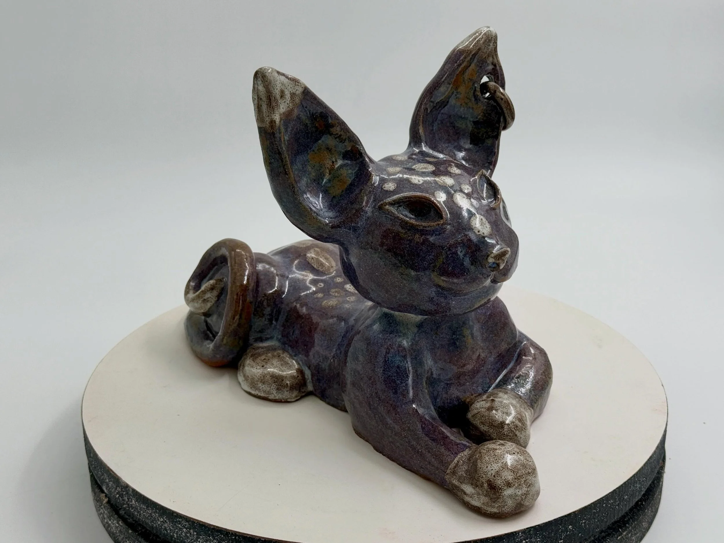 Kat
~ 
glazed stoneware fired to cone 10
I love this little gal
