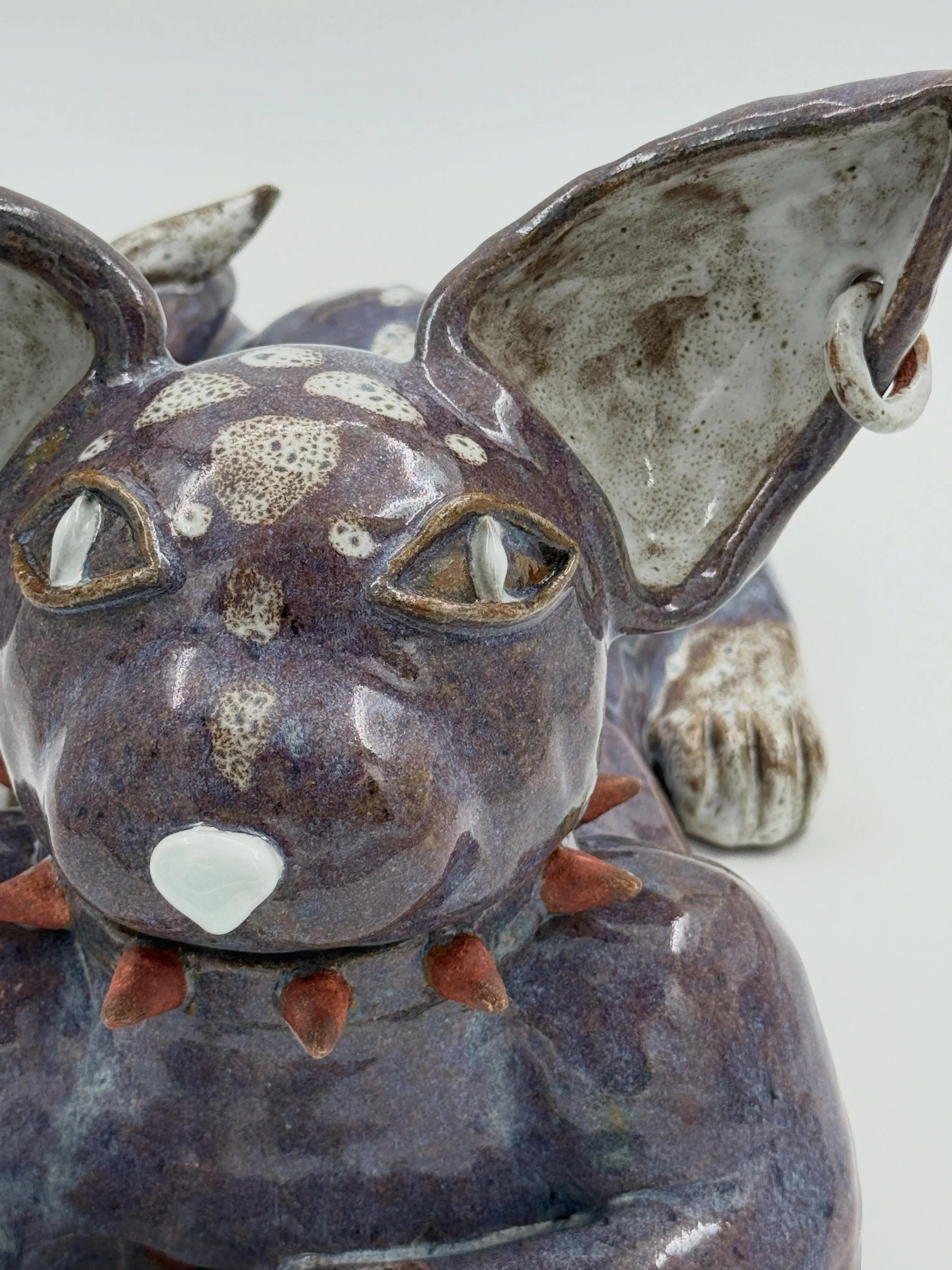 Kat II
~
Little Kat&rsquo;s momma
Glazed stoneware fired to cone 10