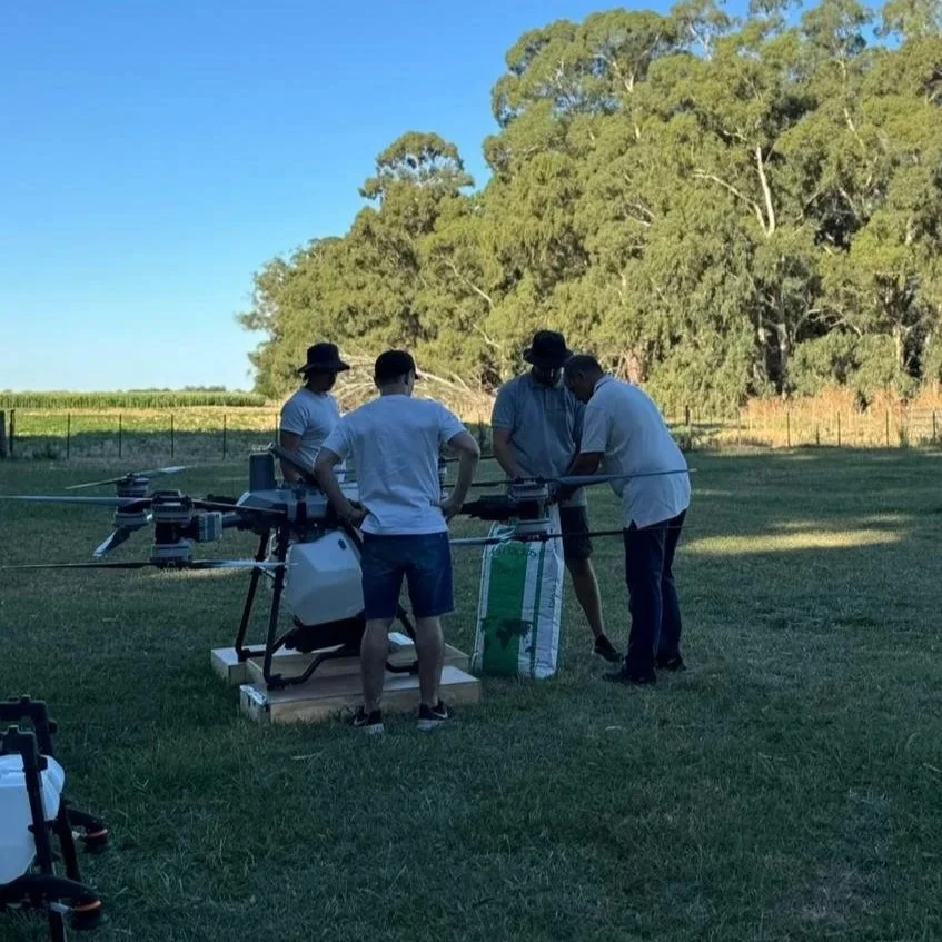 Capacitaciones técnicas sobre Drones Agrícolas, vuelo y aplicación.
