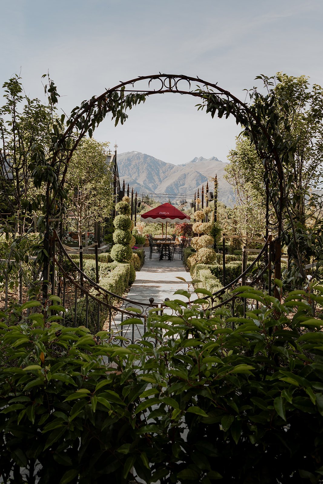 The Orangery and outdoor projects at Ayrburn built by Diemarco Builders Queenstown.