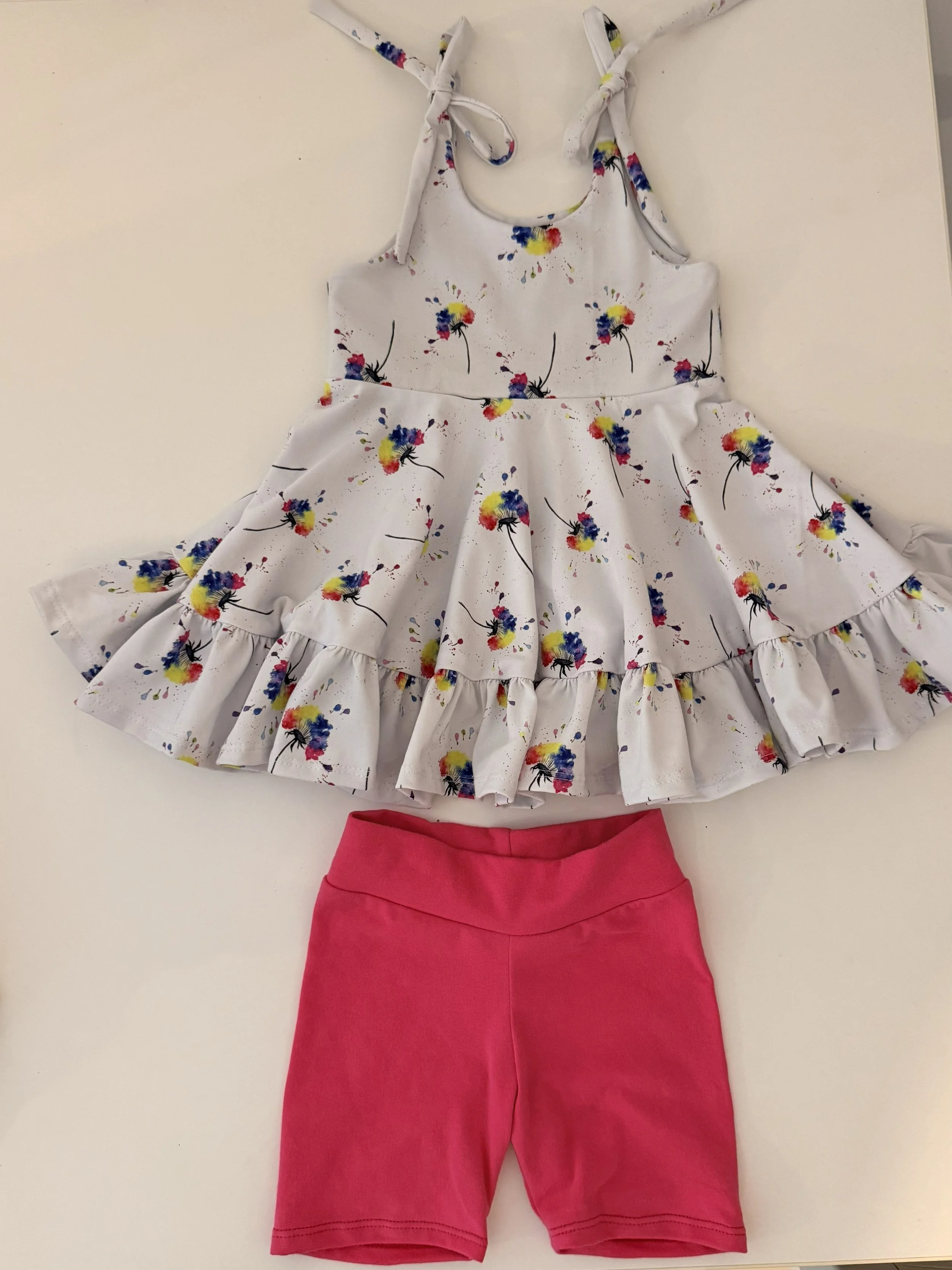 Ruffle Tie Dress 2T