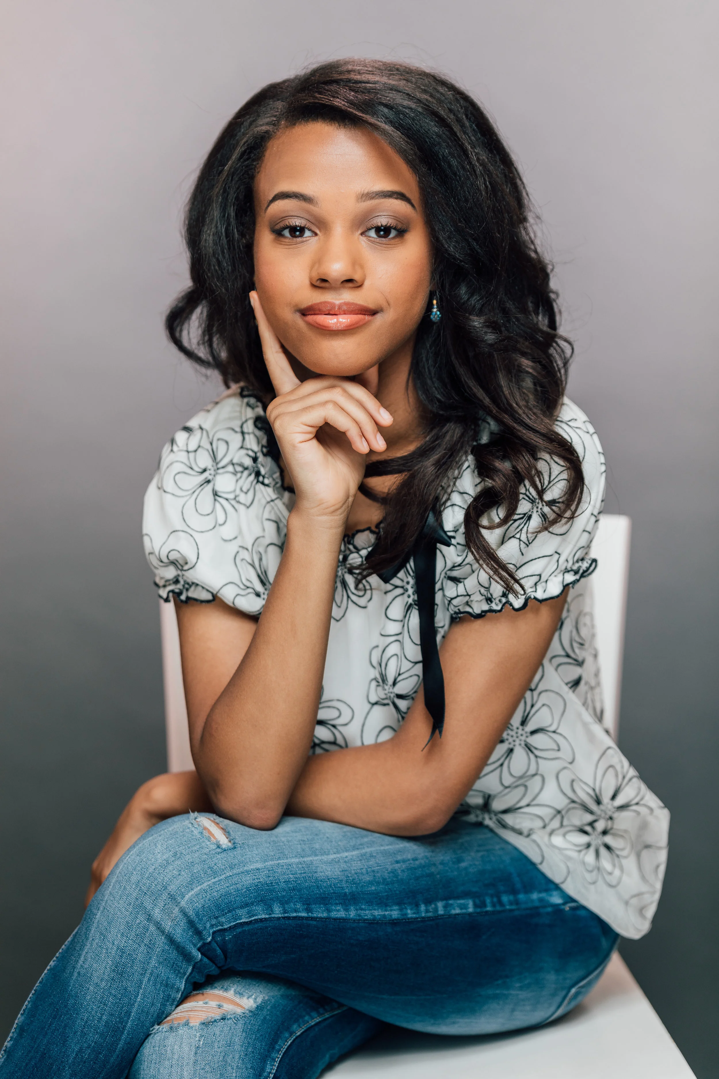 Model Portrait with woman in Kalispell, Montana in the Flathead Valley
