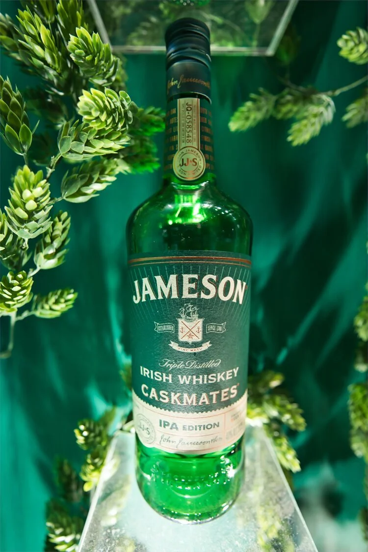 Jameson Irish Whiskey Caskmates IPA Edition bottle. Product Photographer in Kalispell, Montana in the Flathead Valley