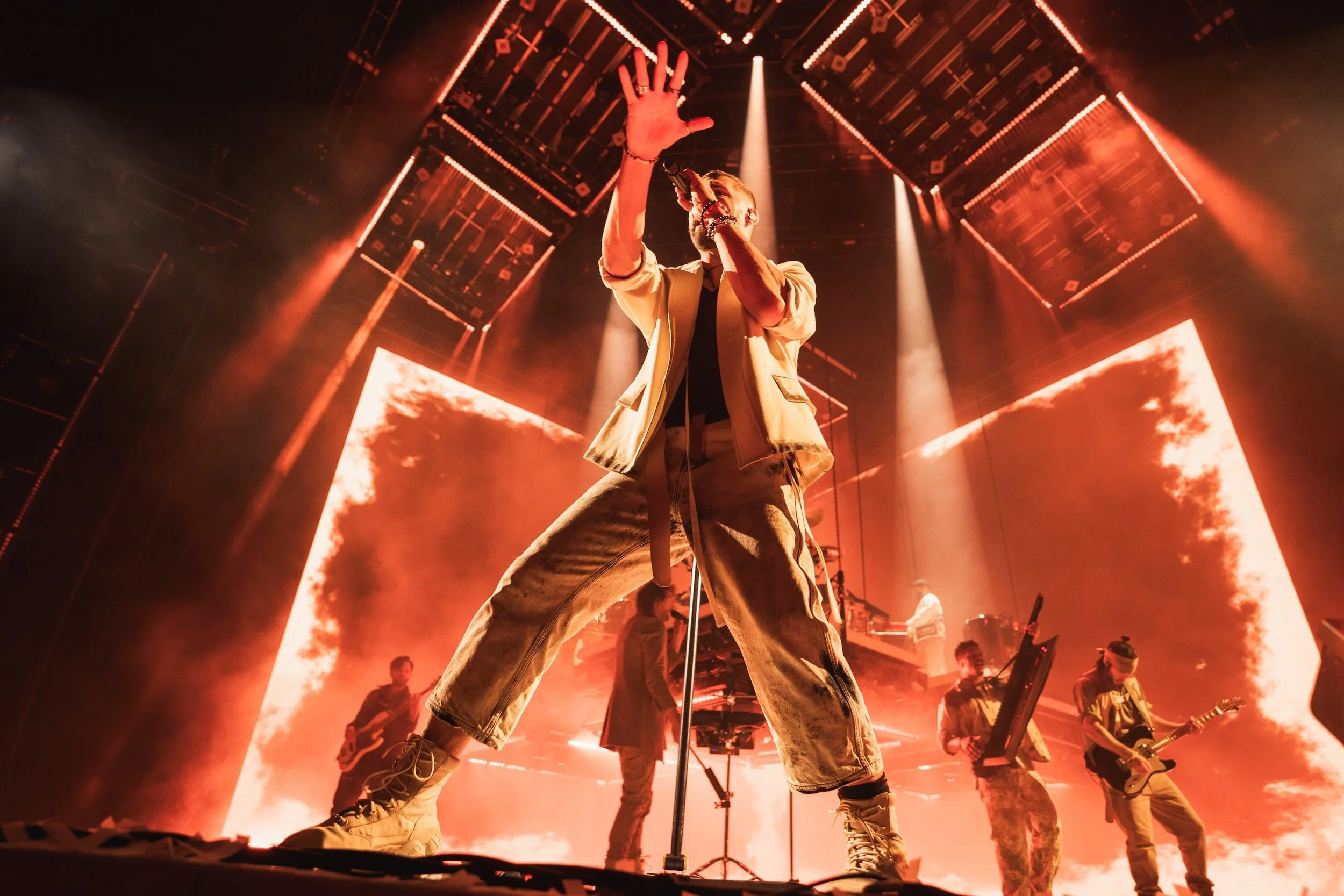 Rock band performing on stage at concert. Professional Photographer in Kalispell, Montana in the Flathead Valley