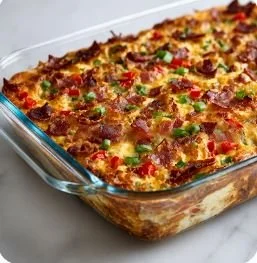 TURKEY BACON &amp; EGG SLICE - CALORIES: 332 / P:51.4g F:12.4g C:4.8g