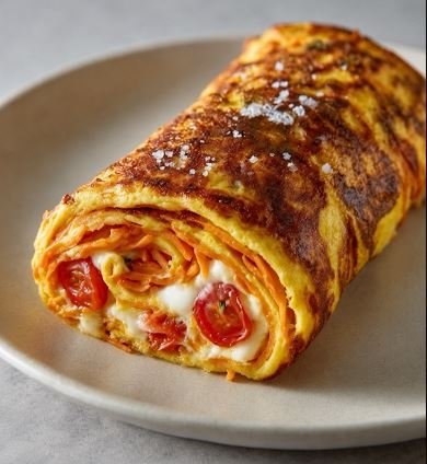 SWEET POTATO OMELETTE - CALORIES:417 / P:40g F:19g C:20g