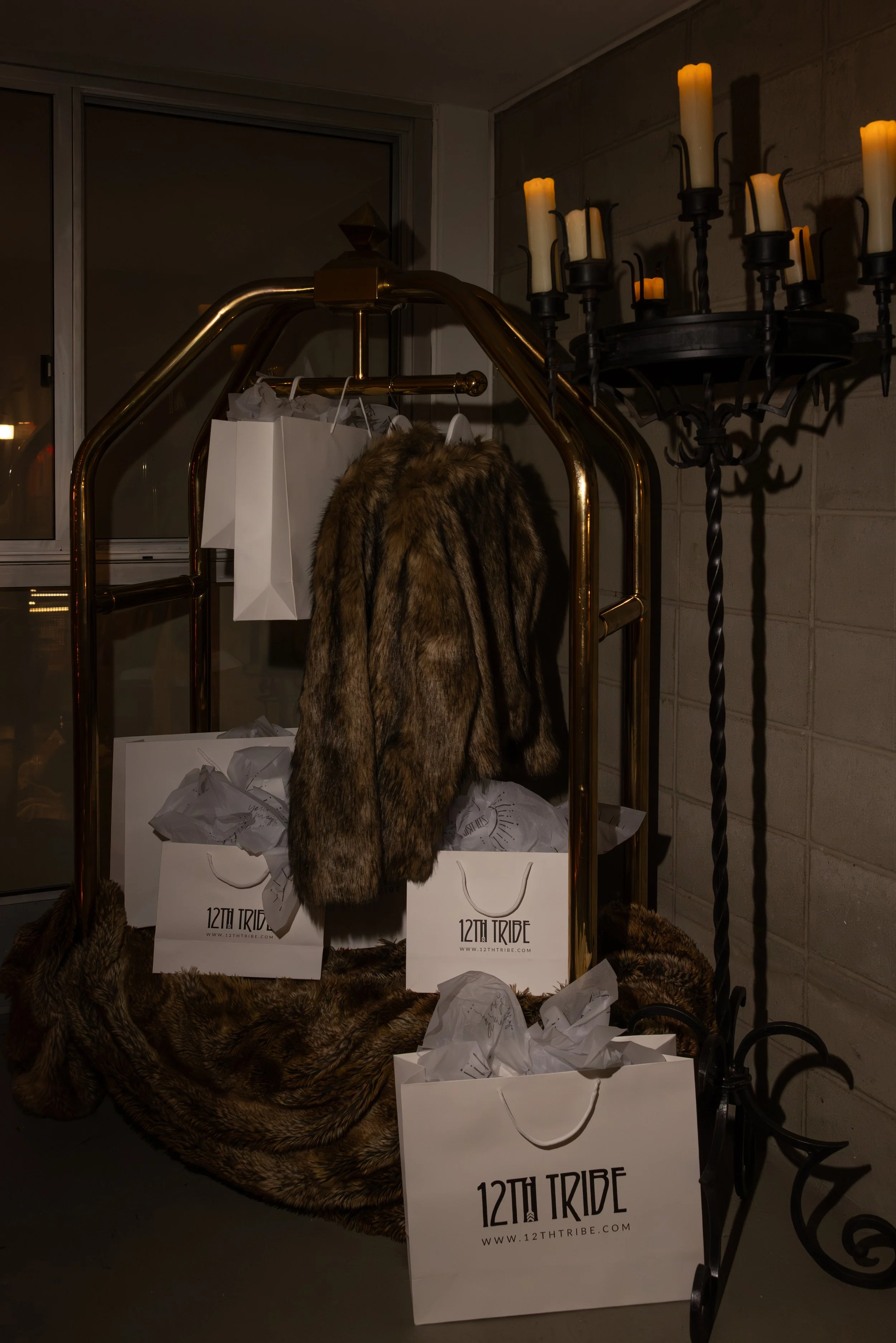 2th Tribe holiday gift bag display at The Lofts Venice Beach