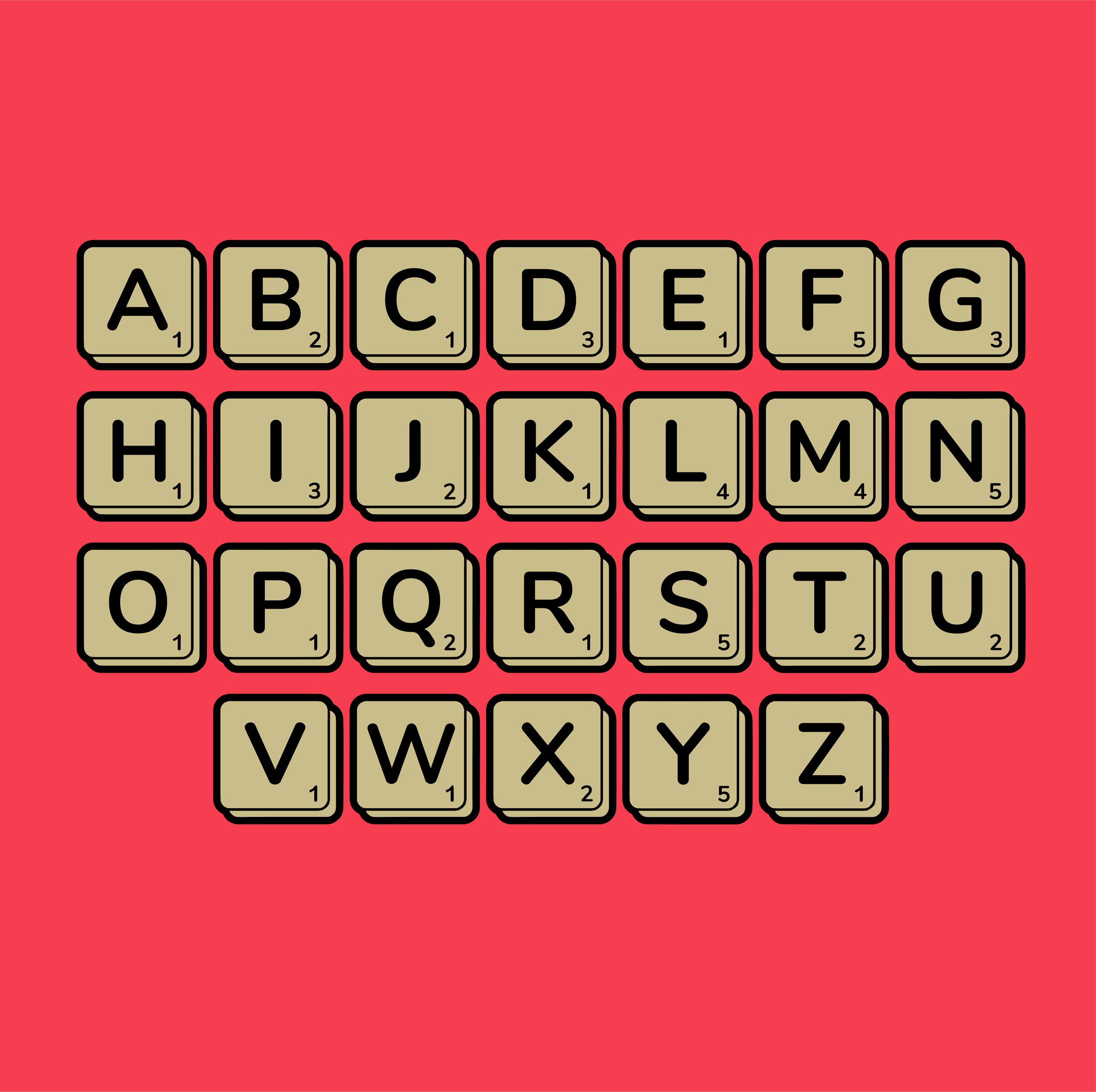 SCRABBLE FONT