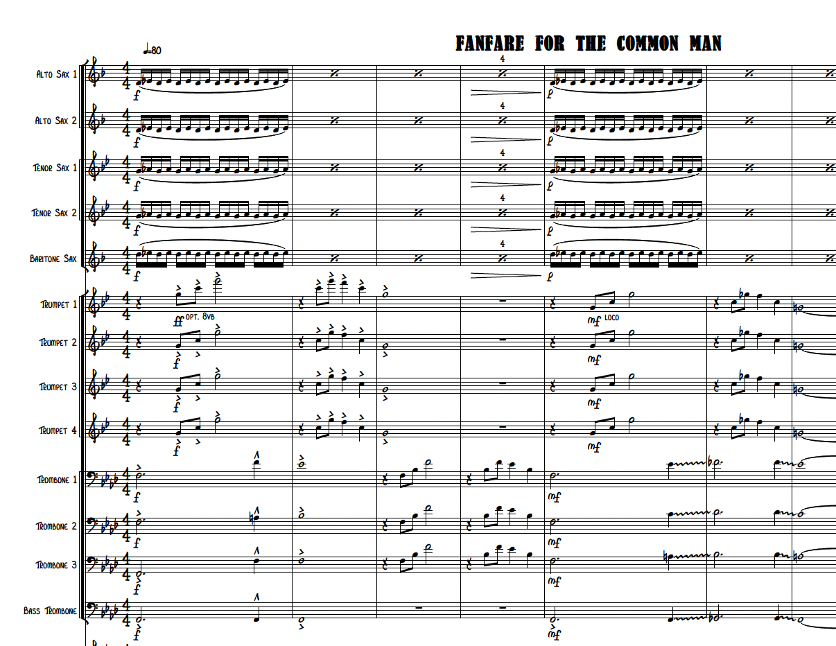 Fanfare for the Common Man