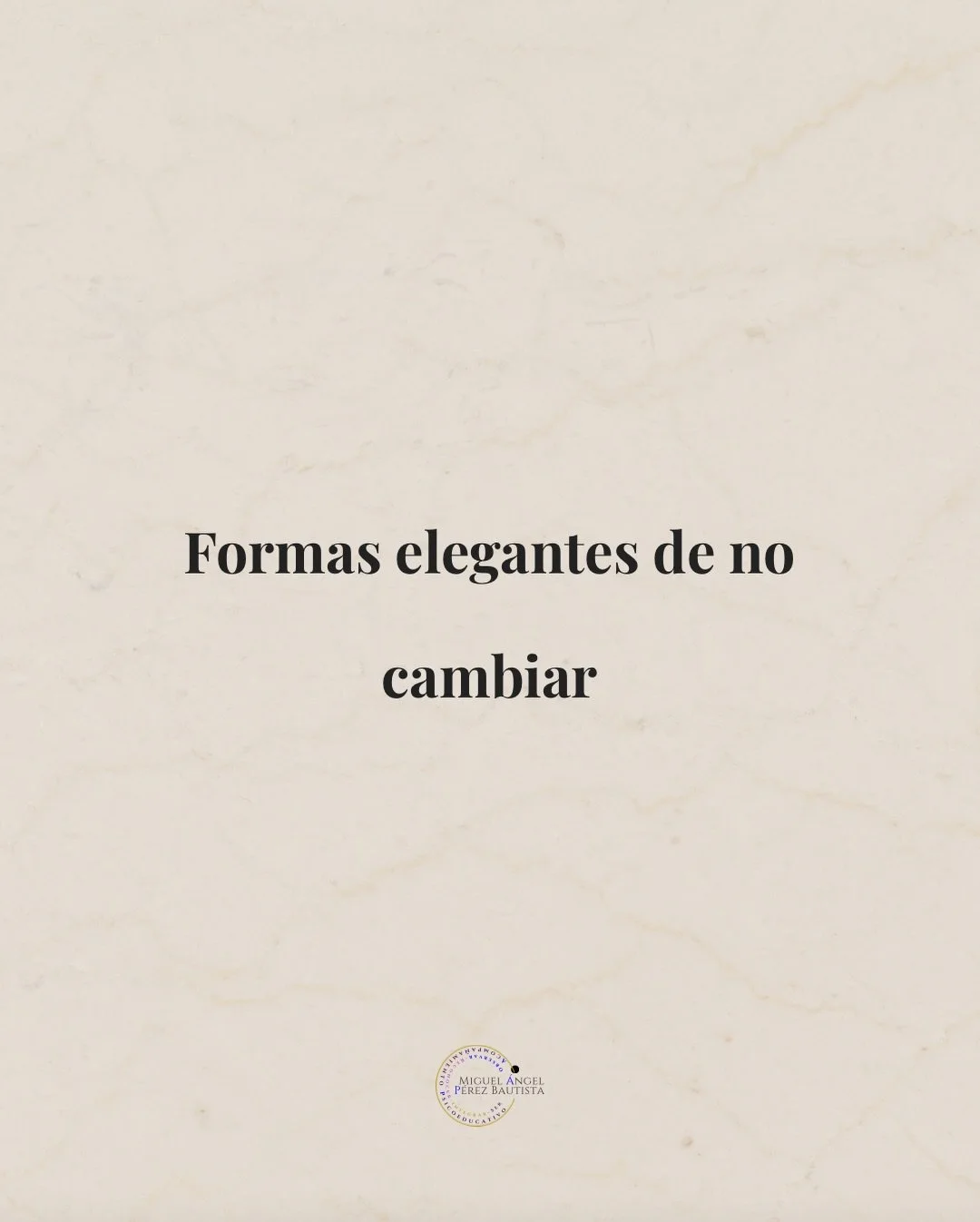 Tu problema no siempre es falta de claridad.
A veces es exceso de evasi&oacute;n bien argumentada.

Y ojo: resistirte no te hace mala persona.
Te hace humano.

Pero si ya viste el patr&oacute;n y sigues negociando contigo, quiz&aacute; no necesitas m
