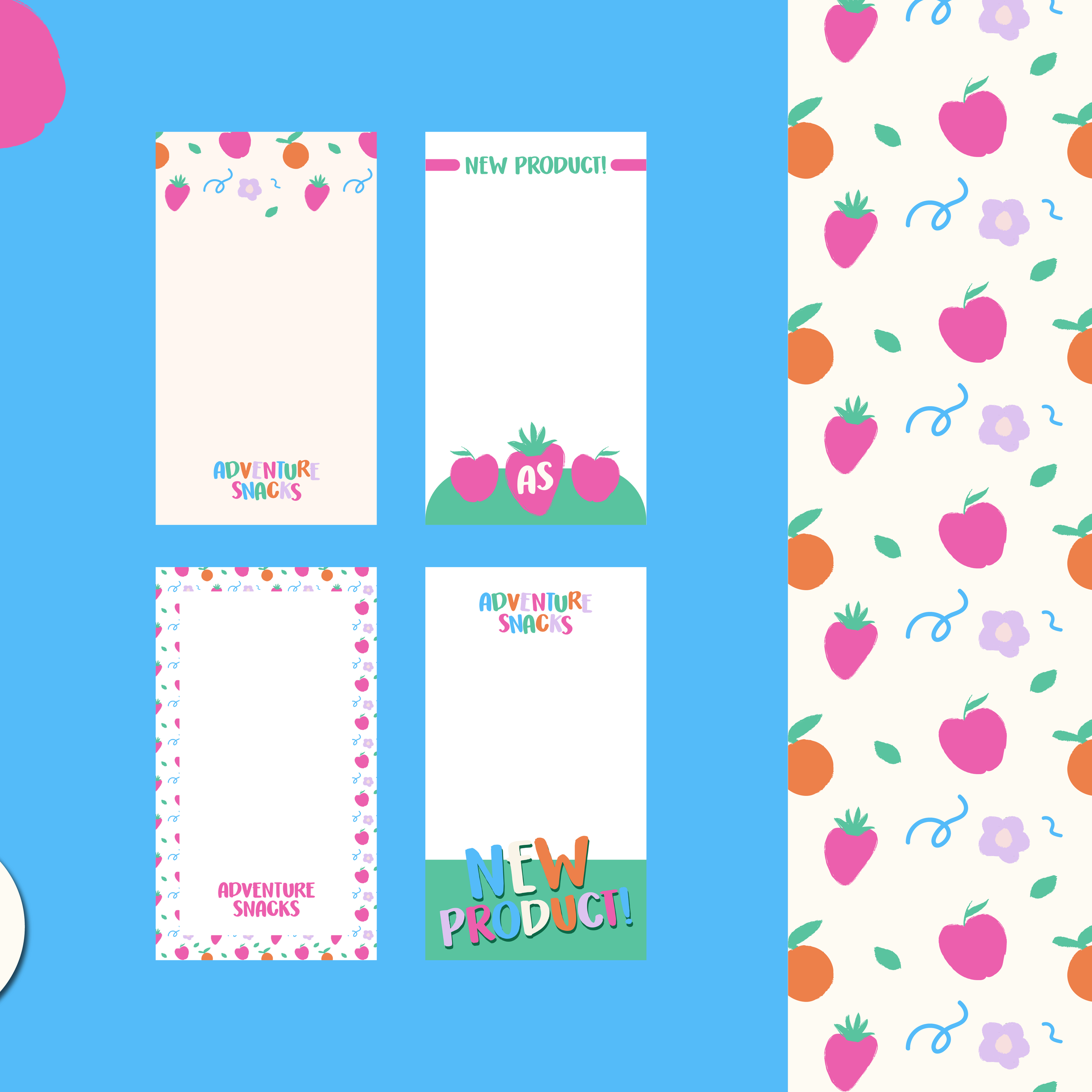 adventure snacks brand identity by Complete Street