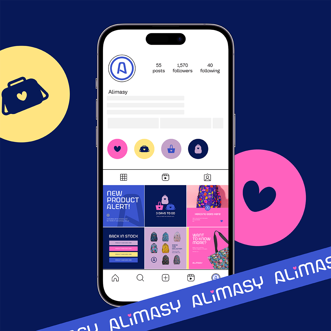 alimsay brand identity by Complete Street