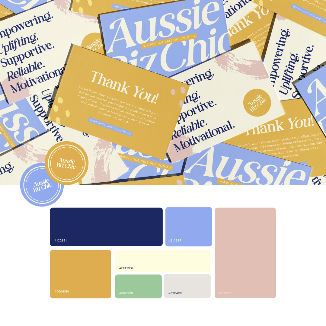 Aussie Biz Chic branding by Complete Street