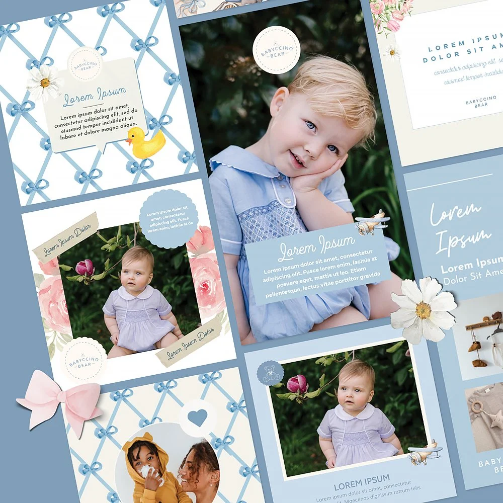 babyccino bear brand identity by Complete Street