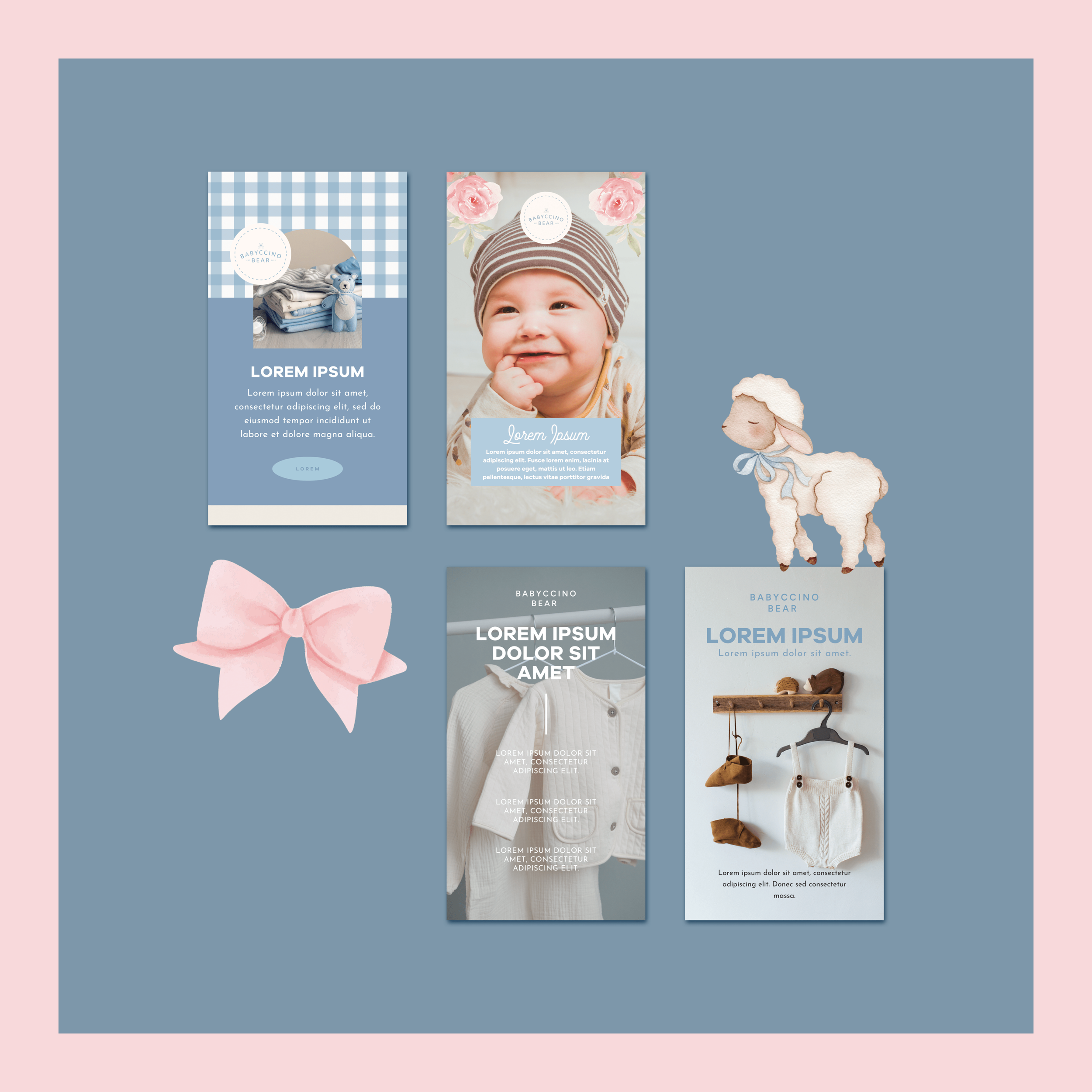 babyccino bear brand identity by Complete Street