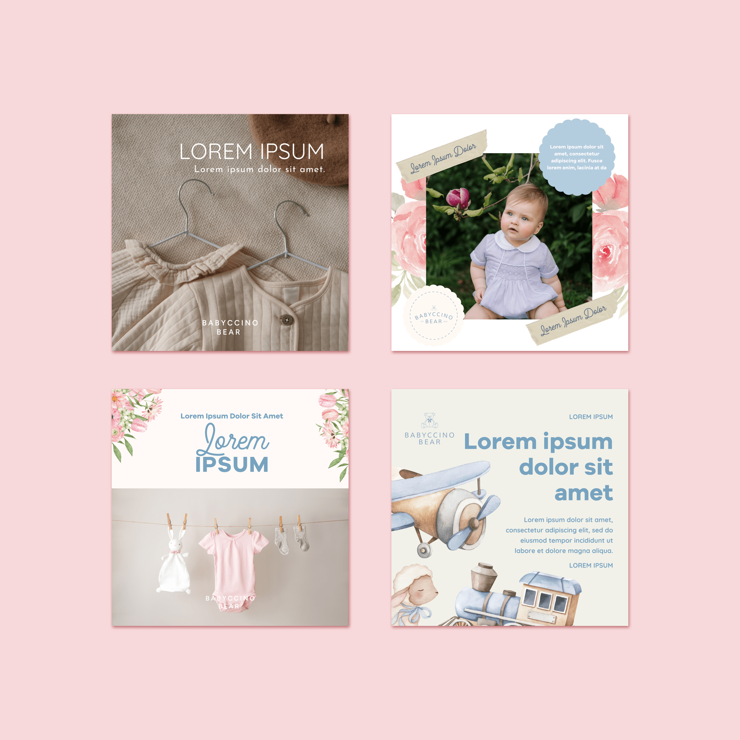 babyccino bear brand identity by Complete Street