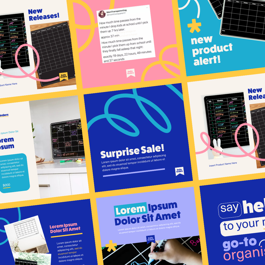 Daily Orders brand identity design and digital marketing assets by Complete Street